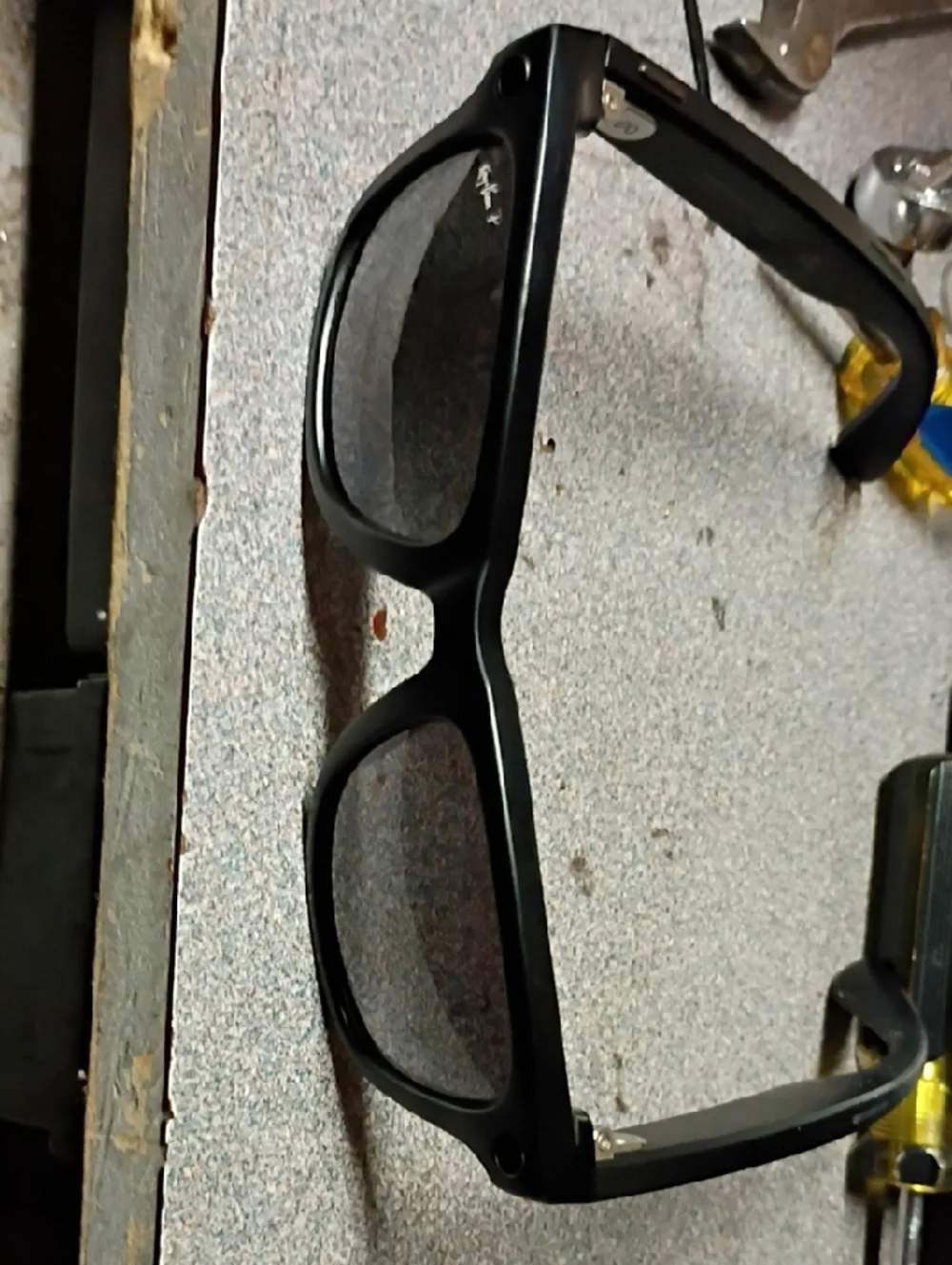 Ray-Ban Black Sunglasses with Dark Lenses